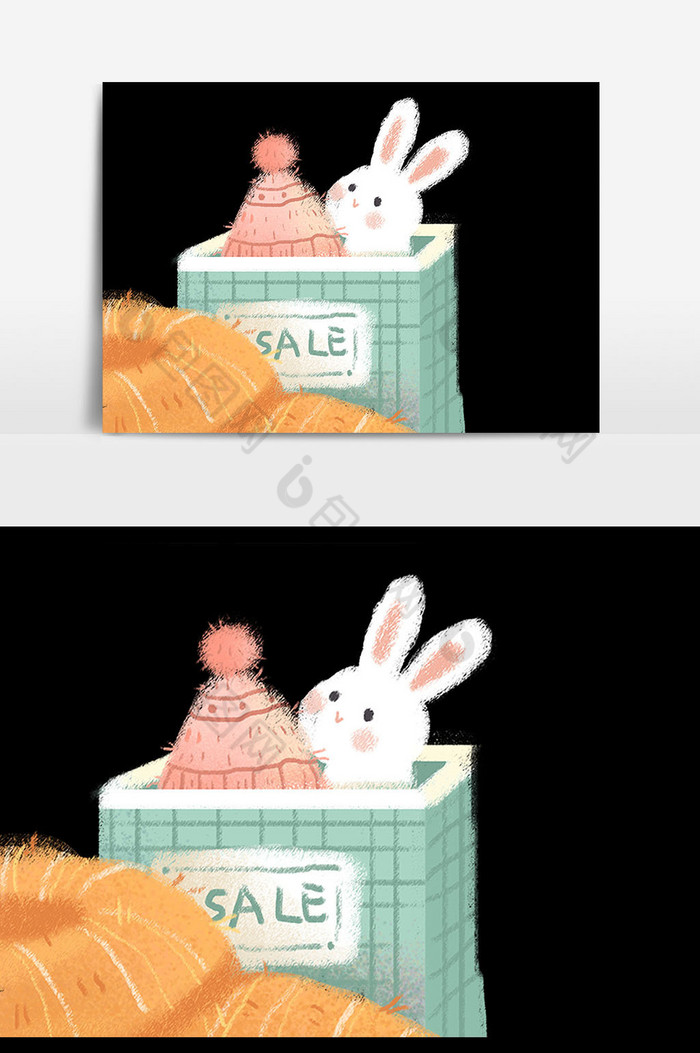 小兔子图片图片