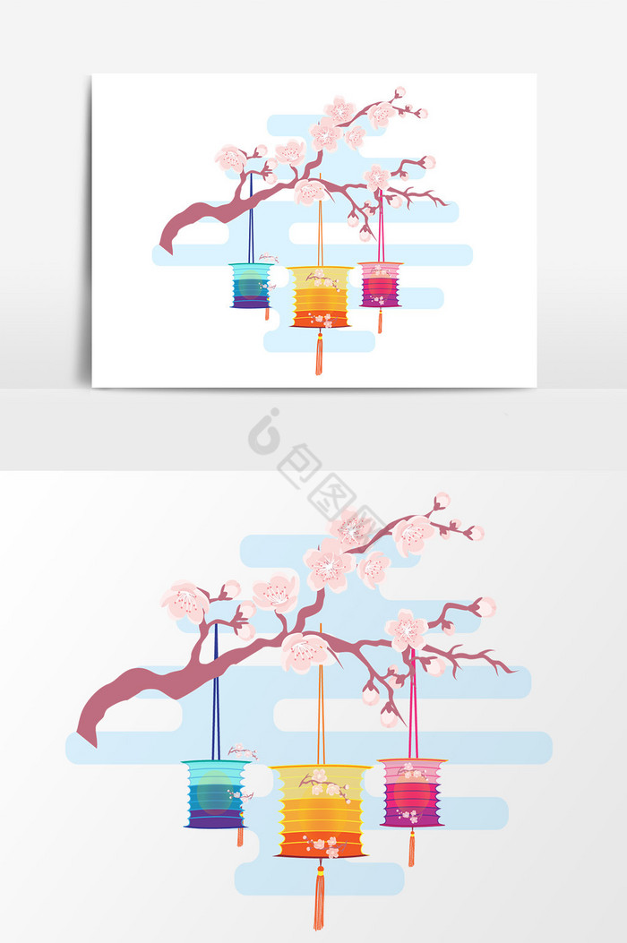 氛围灯笼挂饰图片