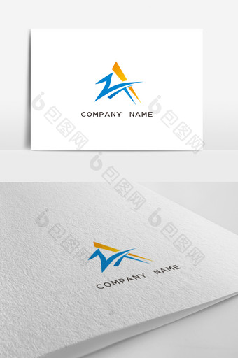 大气字母A标志logo设计图片