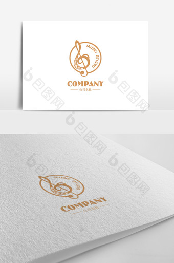 创意个性音乐工作室标志logo设计图片