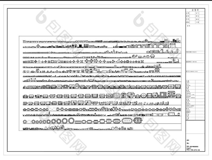 CAD常用家具图库