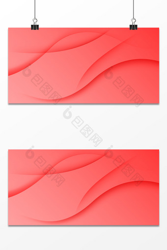简约梦幻渐变红色丝绸流体大气展板背景设计图片