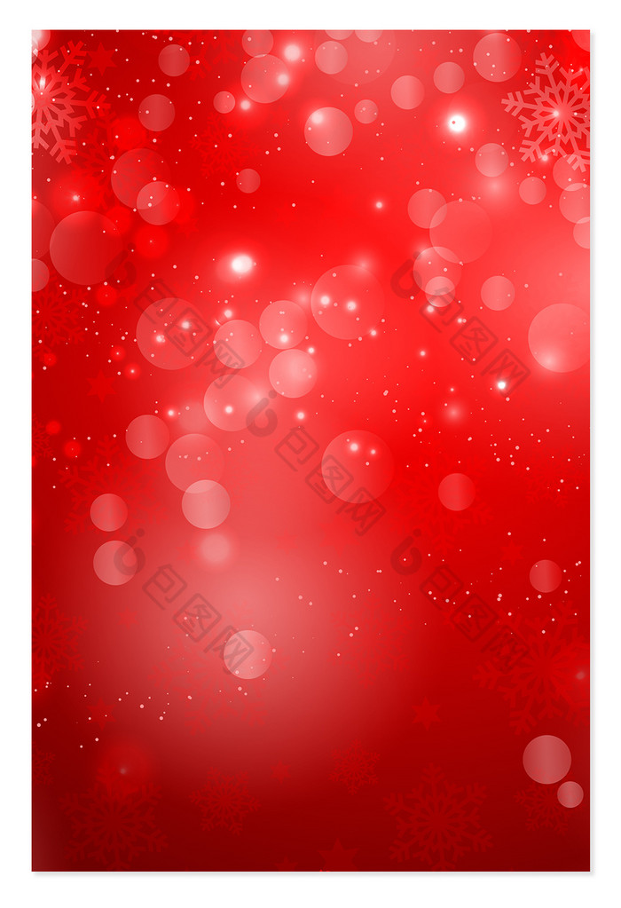 梦话大气红色雪花感恩节圣诞节背景设计