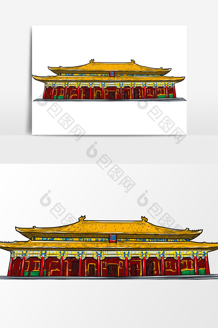 中国风古典建筑设计元素