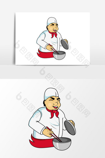 中国厨师设计元素图片