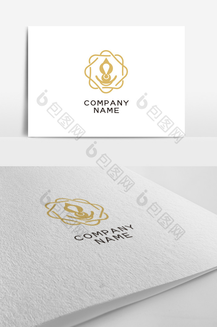 创意简约养生馆logo设计