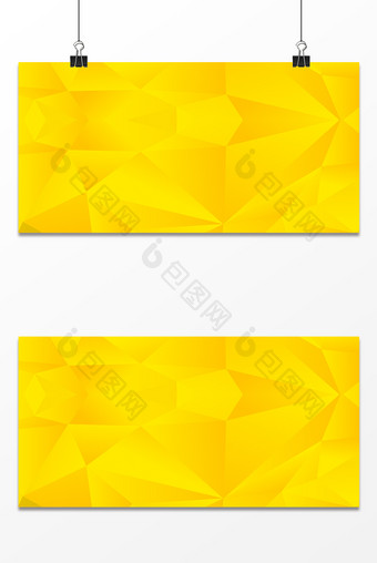 黄色渐变几何图形多边形晶格背景图片