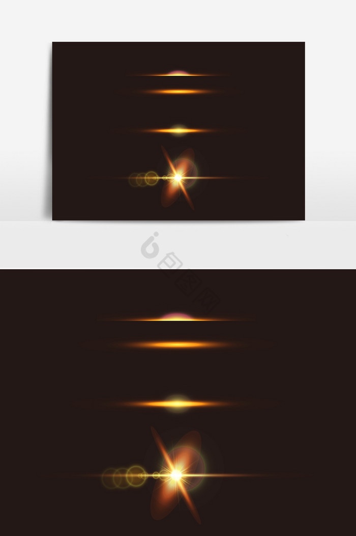 宇宙线形光芒光效AI图片