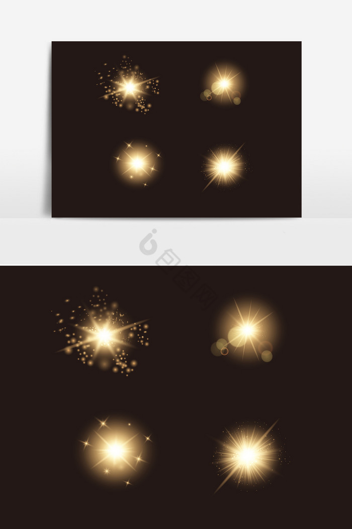 宇宙光芒光效AI图片