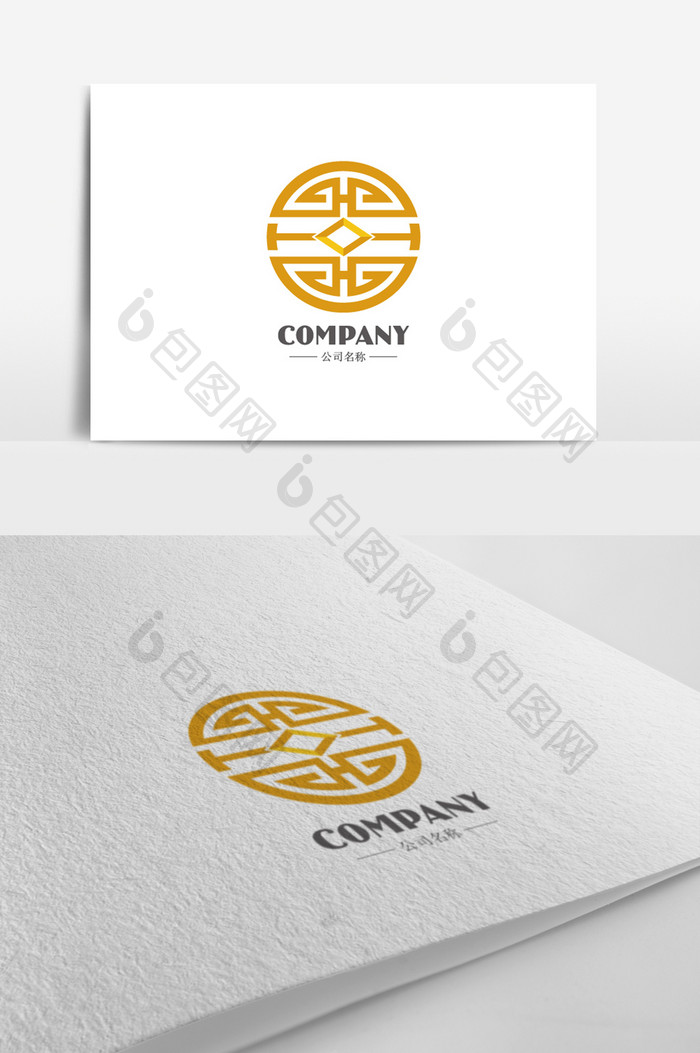 特色大气金融标志logo设计