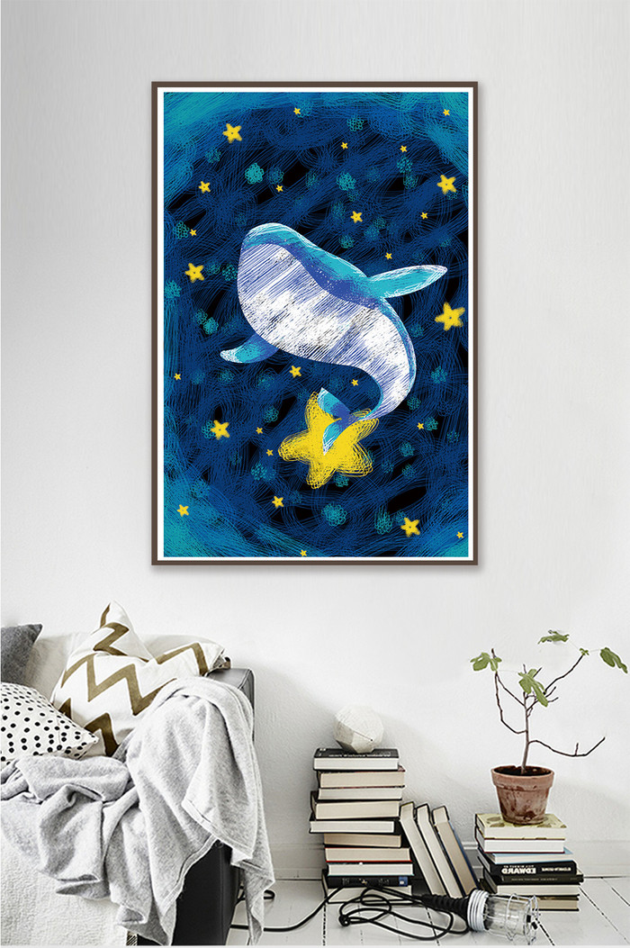 星空装饰画-星空装饰画图片素材-包图网