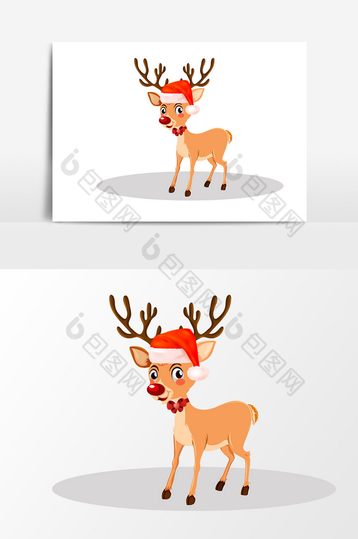 圣诞节小鹿图片图片