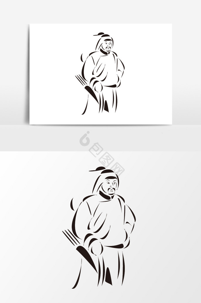 将军成吉思汗图片