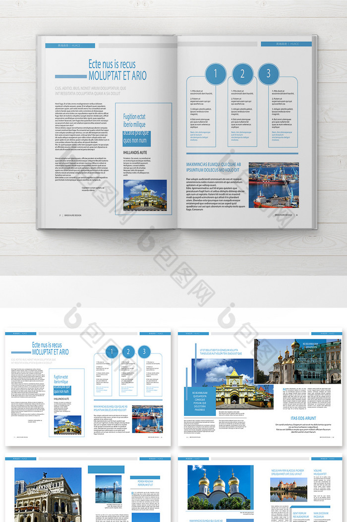 异国风情旅游画册图片