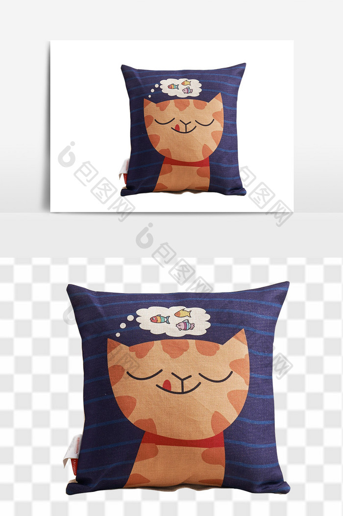 可爱沙发猫猫抱枕