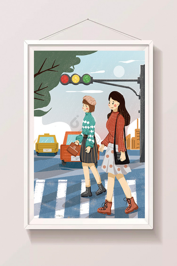 过马路图片-过马路素材免费下载-包图网