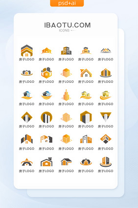 房子名片LOGO矢量UI素材ICON