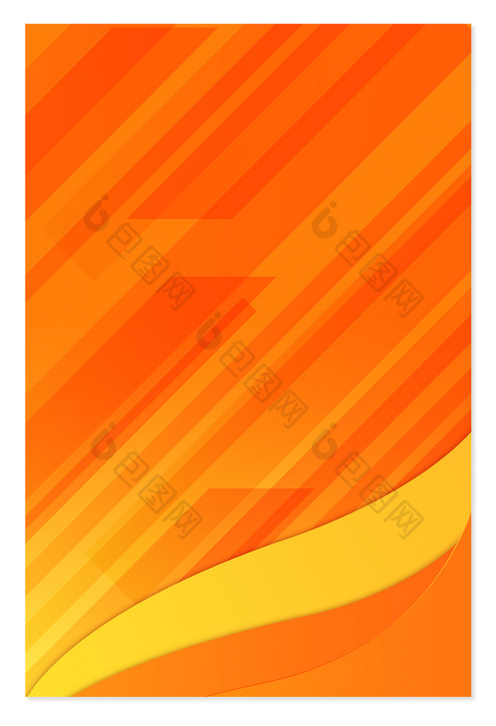 暖色橙红多边形动感宣传展板背景