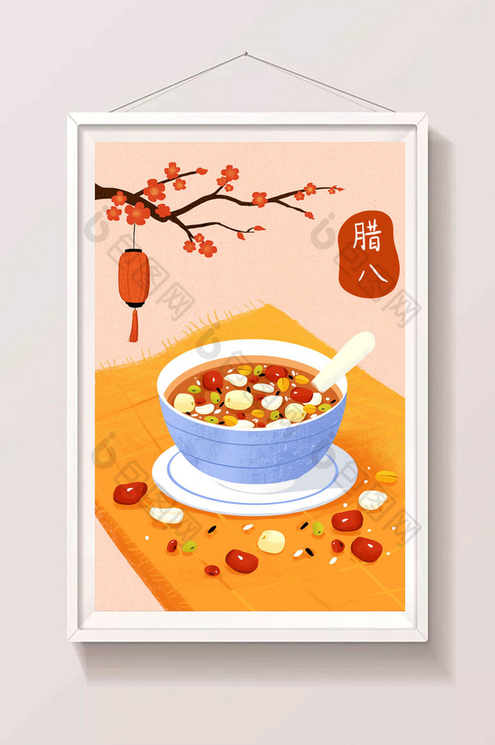 腊八节插画图片图片