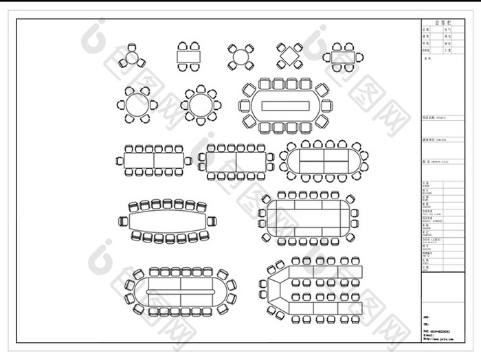 CAD工装家具模型图库