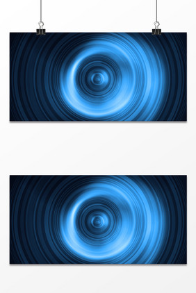 蓝色抽象旋转空间背景
