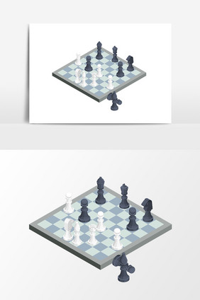 卡通象棋设计元素