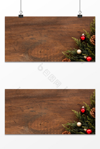 圣诞节礼盒木纹纹理材质背景图图片