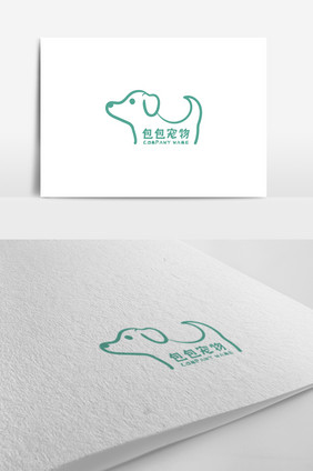 精美好看宠物店标志logo设计