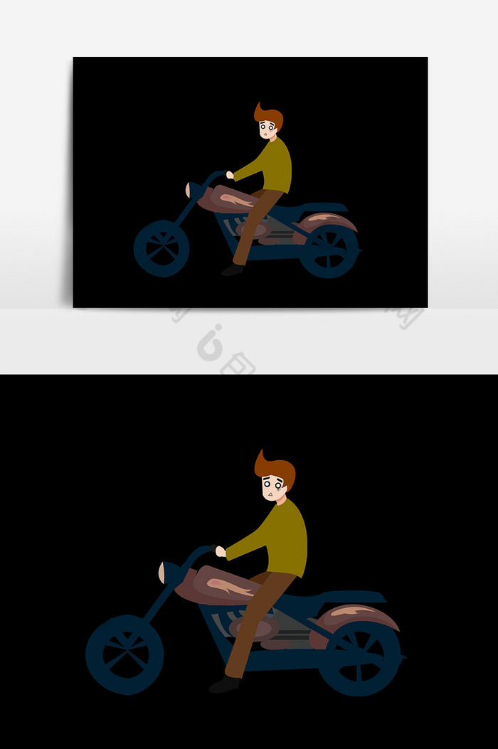 男孩骑摩托车图片图片