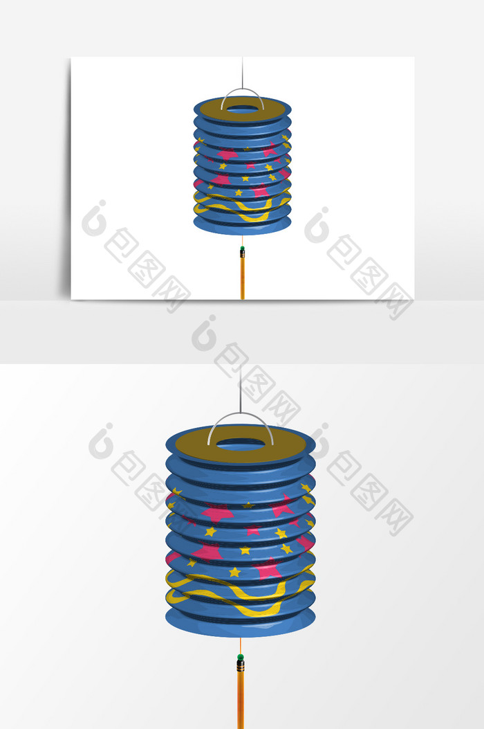 中国风灯笼挂饰设计元素