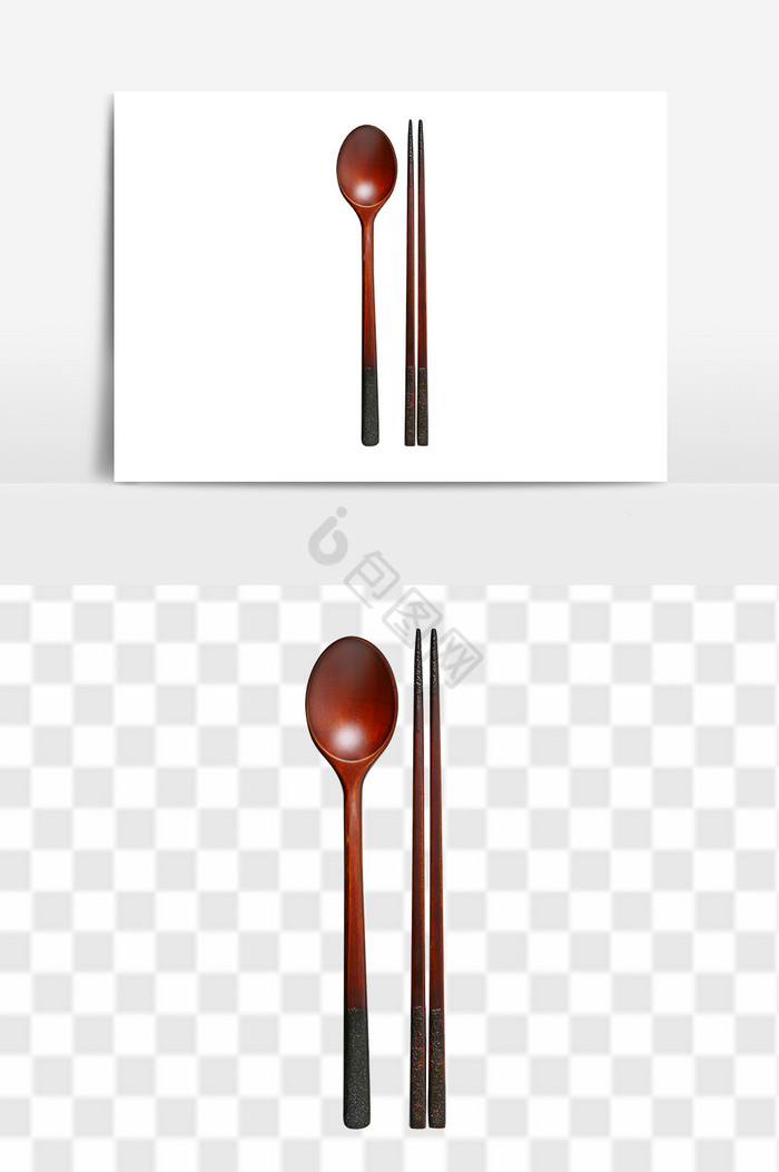 环保餐具筷子勺子图片