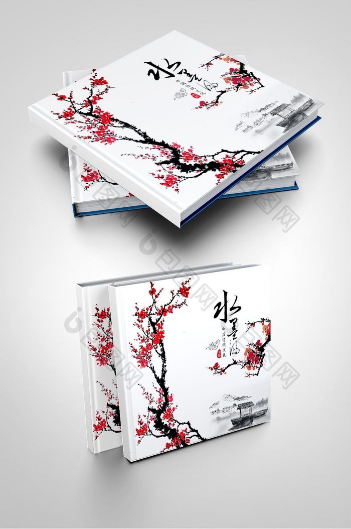 大气简约中国风画册封面设计