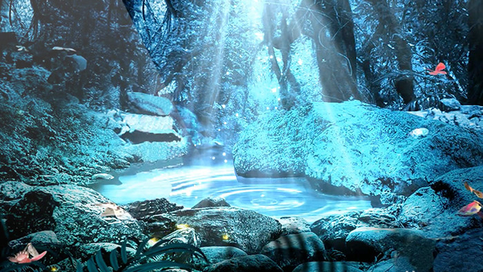 紫色粒子动态炫酷晚会背景led视频素材