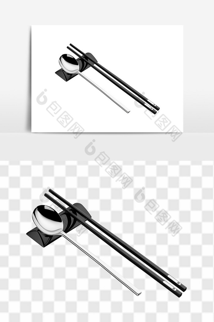 勺子筷子餐具金属餐具图片图片