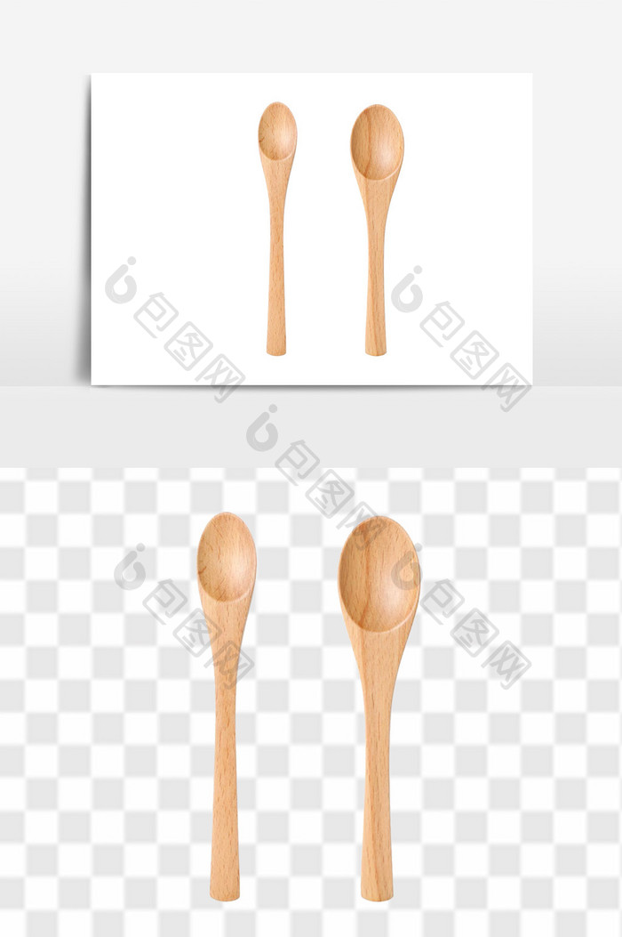 木质环保勺子餐具