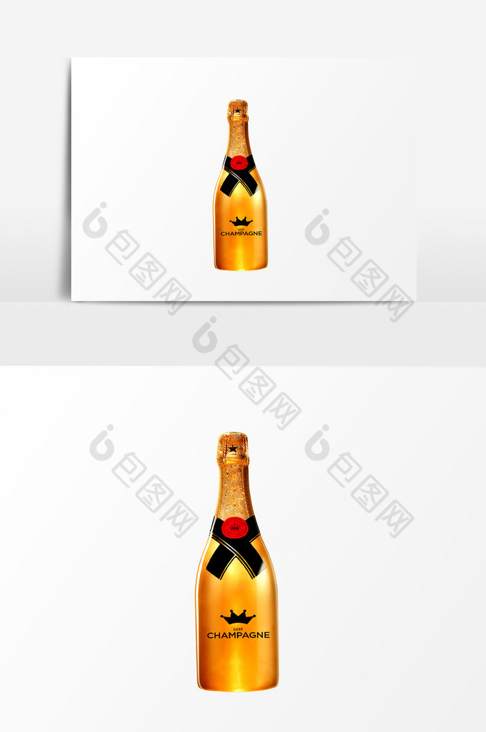 金色的香槟PSD图片图片