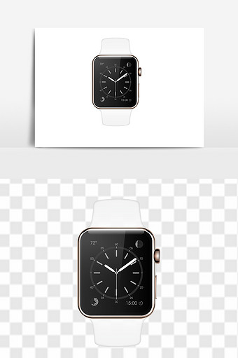 白色Apple苹果手表iWatch图片