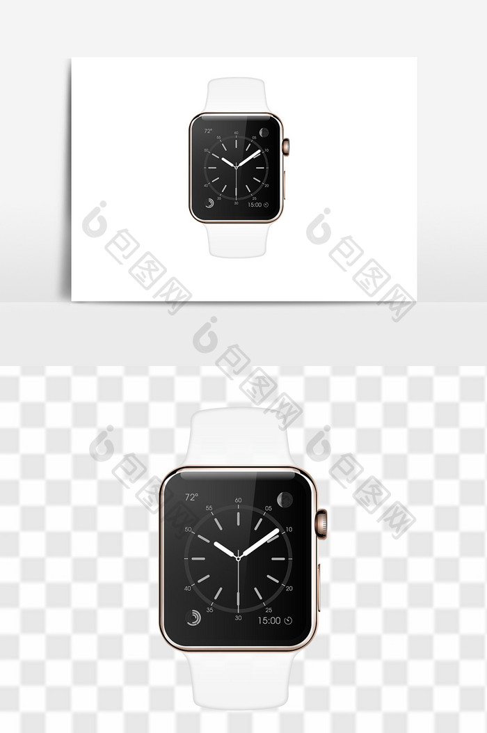 白色Apple苹果手表iWatch