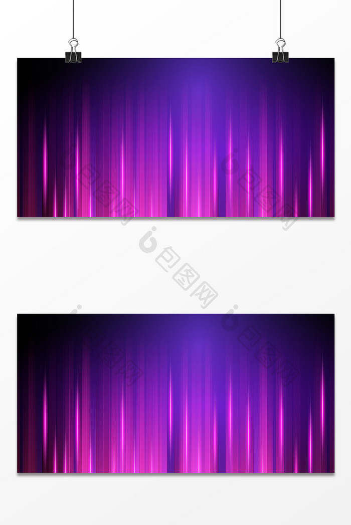 梦幻紫色光效质感海报背景图