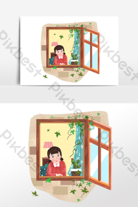 人物图片爬天都峰二年级公开课说课课件ppt背景爬梯子的人套图插画