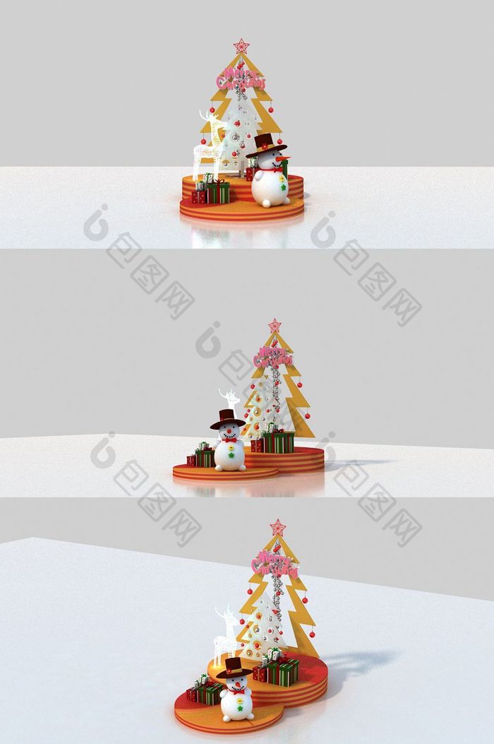 2019圣诞DP小景设计模型