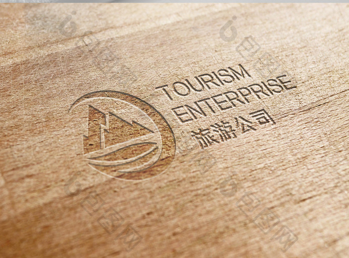 大气时尚创意旅游公司logo设计模板