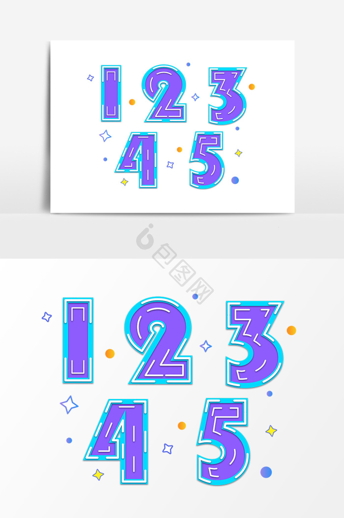 卡通数字1图片-卡通数字1素材免费下载-包图网