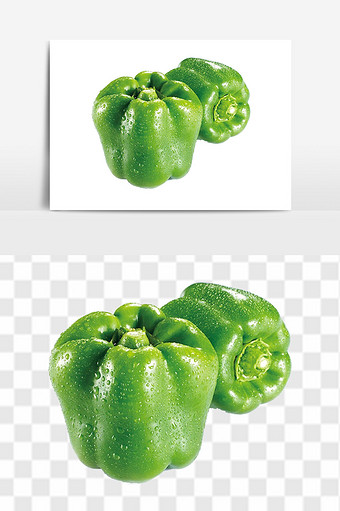 绿色健康蔬菜青椒图片