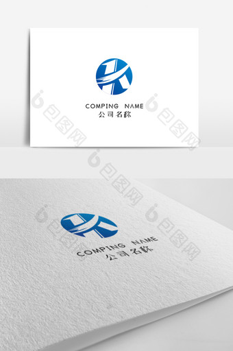 创意大气K字母企业logo设计图片