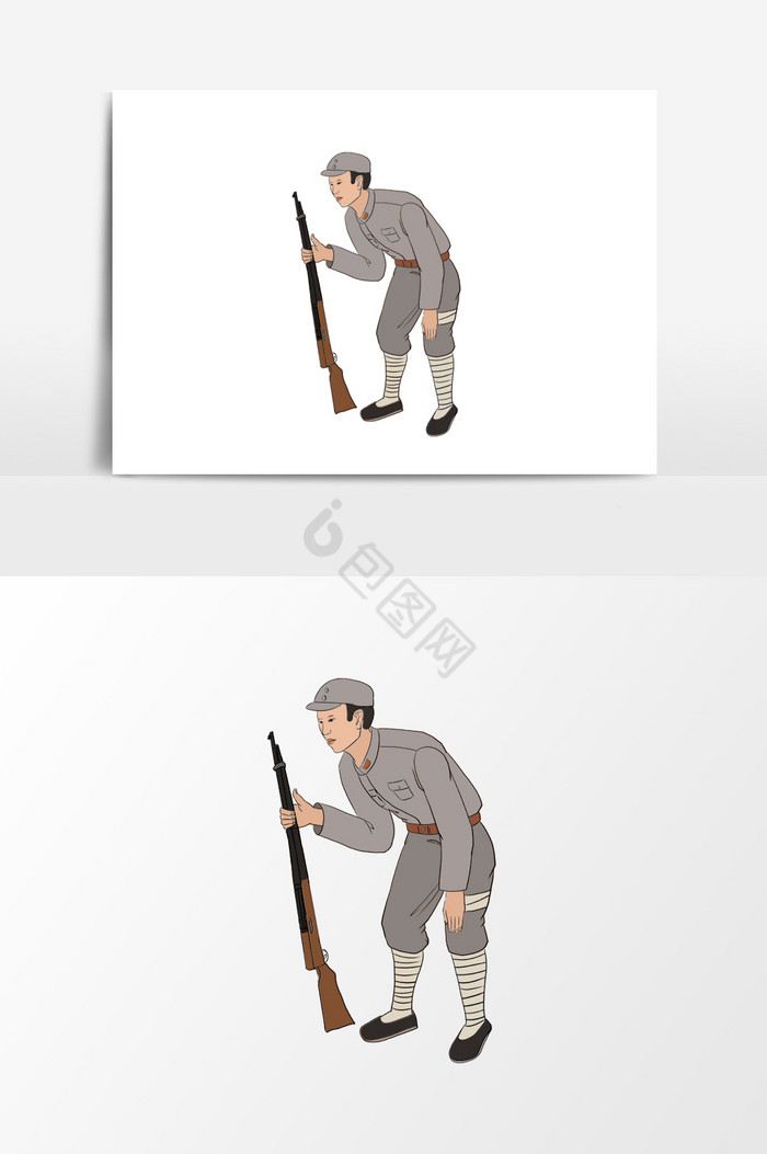 中国抗日红军形象