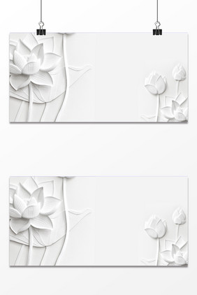 白色清新花朵背景