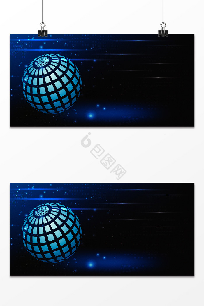 科技线条球体光效图片