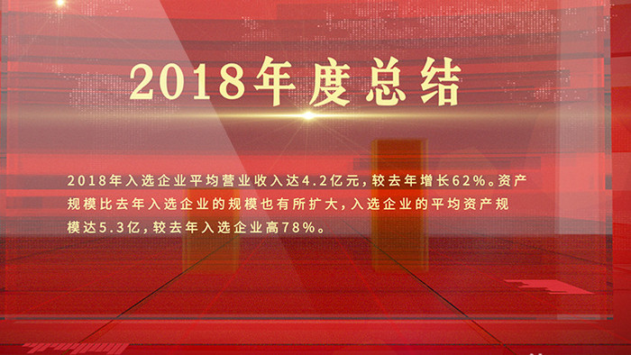 玻璃质感黄金科技图表数据AE模板