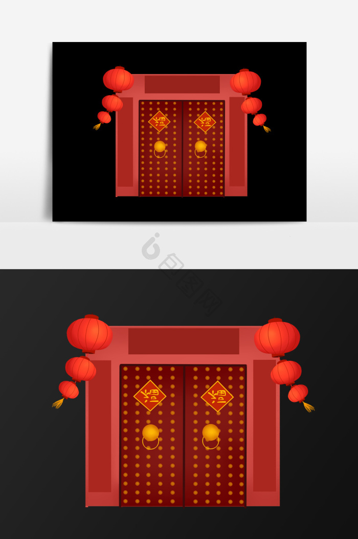 卡通门图片-卡通门素材免费下载-包图网
